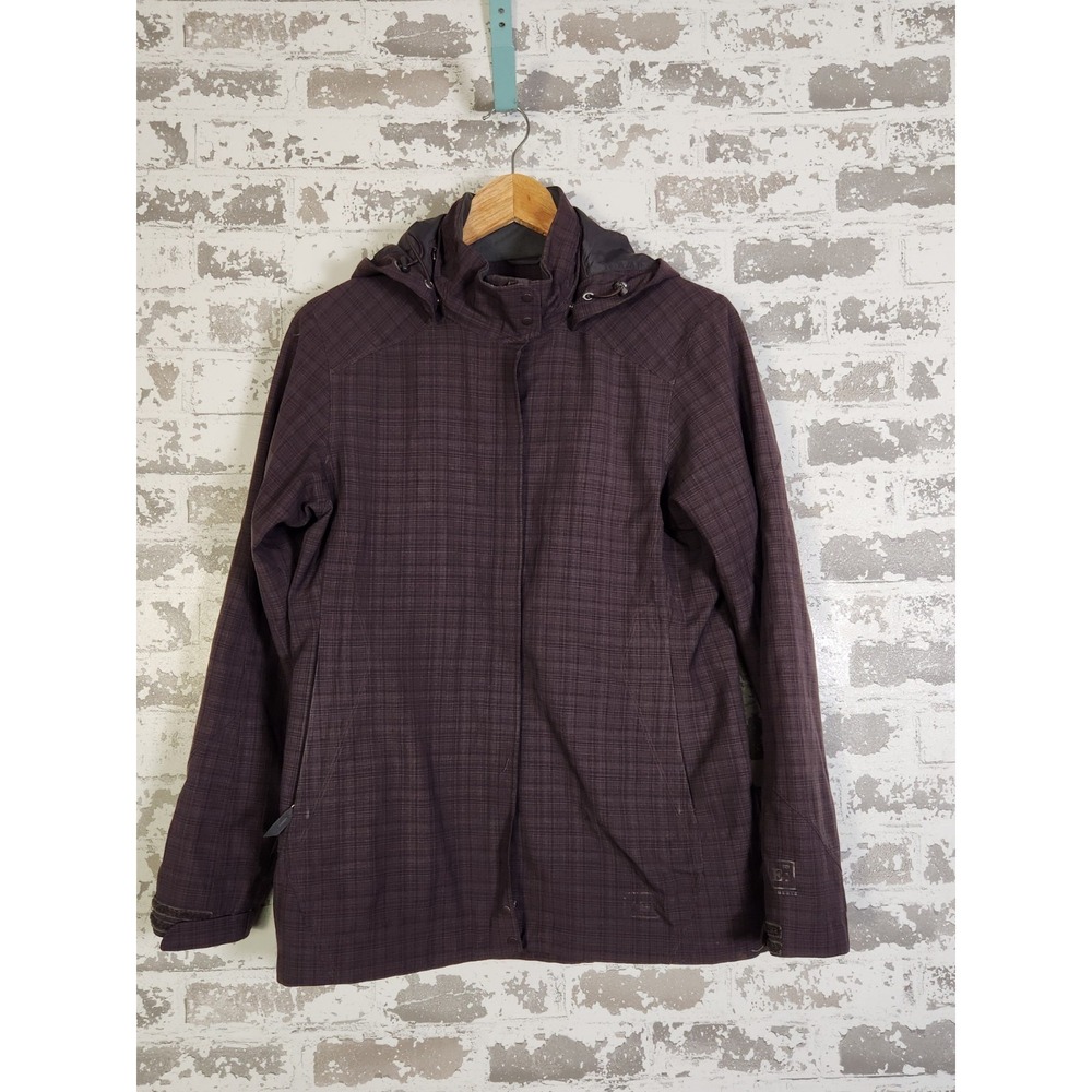 Rei E1 Elements Hooded Rain Jacket Shell Windbrea… - image 1